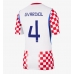 Kroatien Josko Gvardiol #4 Hemma matchtröja VM 2026 Kortärmad Billigt
